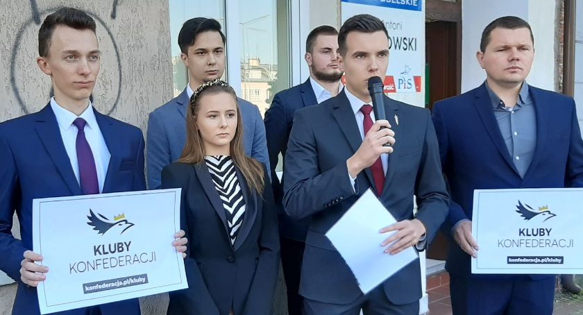 Klub Konfederacji w Zambrowie przeciw ustawie o bezkarności urzędników