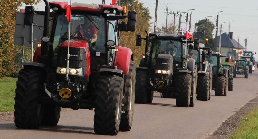 Protest rolników w powiecie zambrowskim [foto+video]
