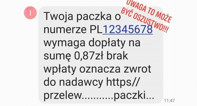 Nie odpowiadaj na tego sms-a! To może być oszustwo!