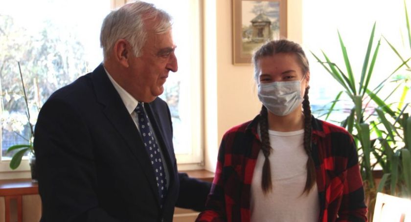 Patrycja Buczyńska była gościem burmistrza [foto]