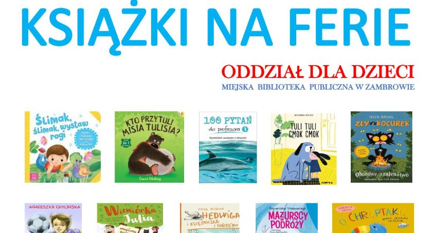 Nadszedł czas na czytanie! Oddział dla Dzieci zaprasza do korzystania z księgozbioru