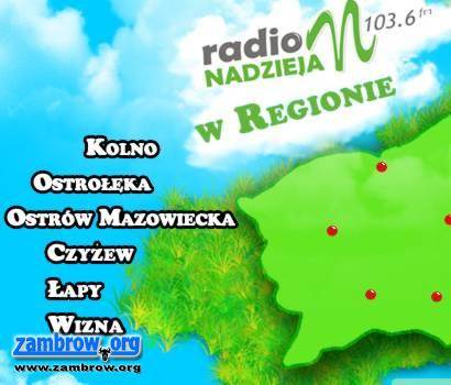 Dziś studio Radia Nadzieja – z Zambrowa