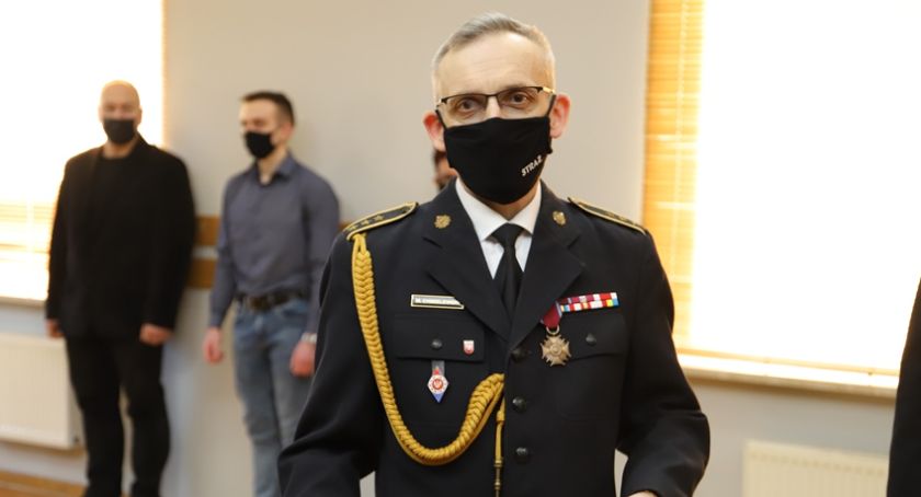 Kierownik sekcji kwatermistrzowsko–technicznej w KP PSP w Zambrowie pożegnał się ze służbą [foto]