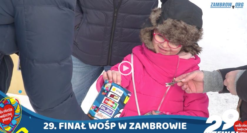 WOŚP zagrała w Zambrowie! Zobacz film z niedzielnego finału [video]