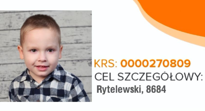 Przekaż 1% podatku na rzecz 5,5-letniego Aleksandra