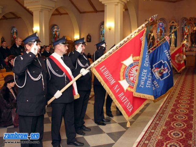 Strażacy modlili się o bezpieczne powroty z akcji
