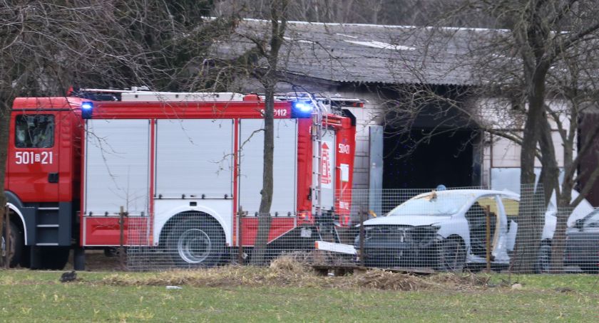 Pożar garażu w gminie Zambrów [foto]