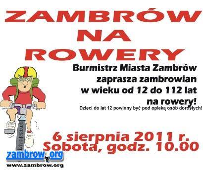 Już jutro weź udział w kolejnej akcji Zambrów na rowery
