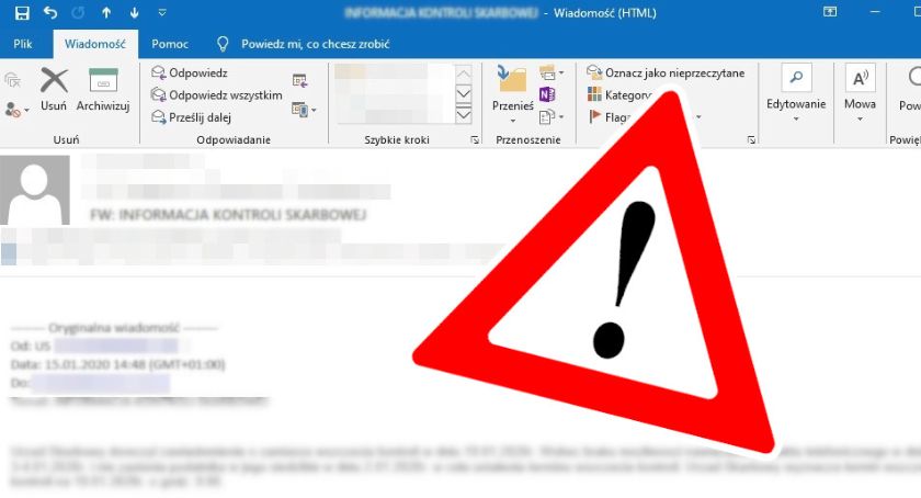 Uwaga na fałszywe e-maile!