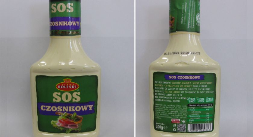 Uwaga: gluten w sosie czosnkowym!