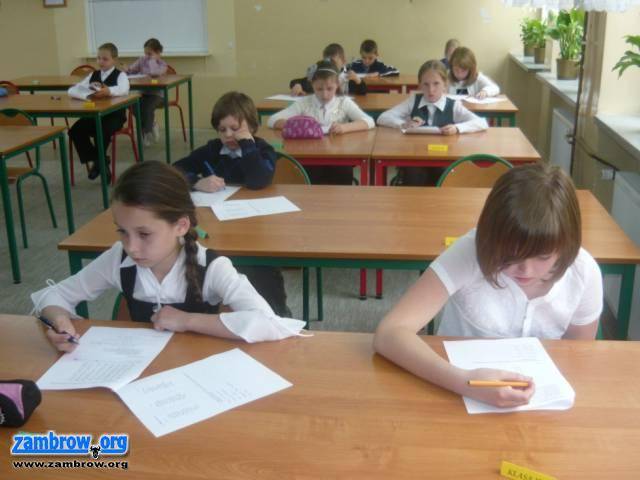 Najmłodsi mistrzowie ortografii w Zambrowie