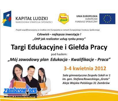 OHP zaprasza na Targi Edukacyjne i Giełdę Pracy