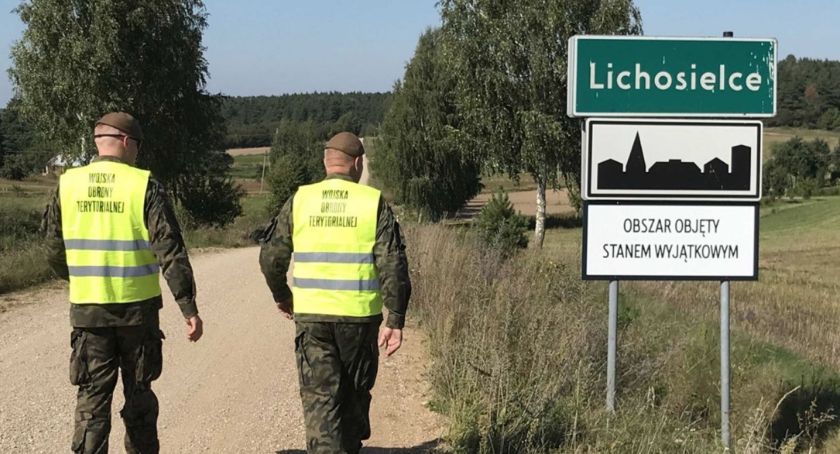 Siódmy dzień terytorialsów na terenie objętym stanem wyjątkowym [FOTO]