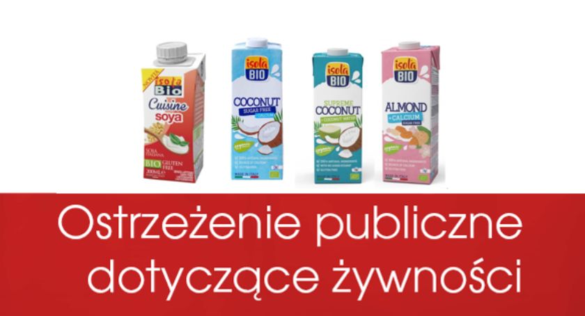 Niektóre partie Isola BIO zanieczyszczone tlenkiem etylenu
