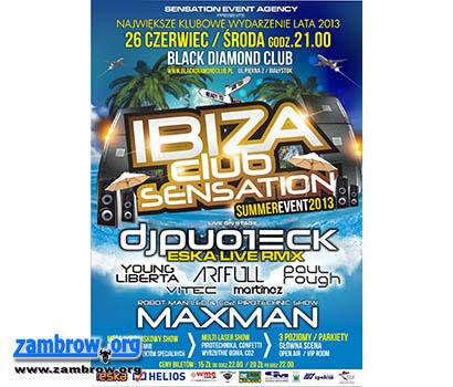 Największe imprezowe wydarzenie 2013 - Ibiza Club Sensation