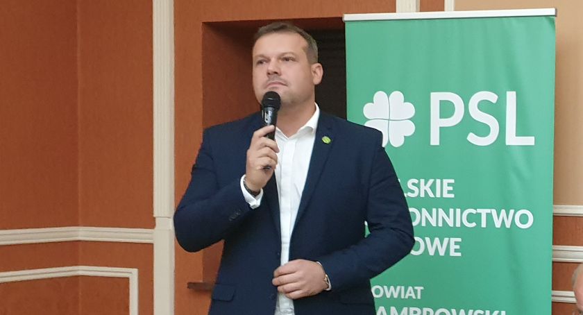 Sławomir Baran nowym prezesem Zarządu Powiatowego PSL w Zambrowie 