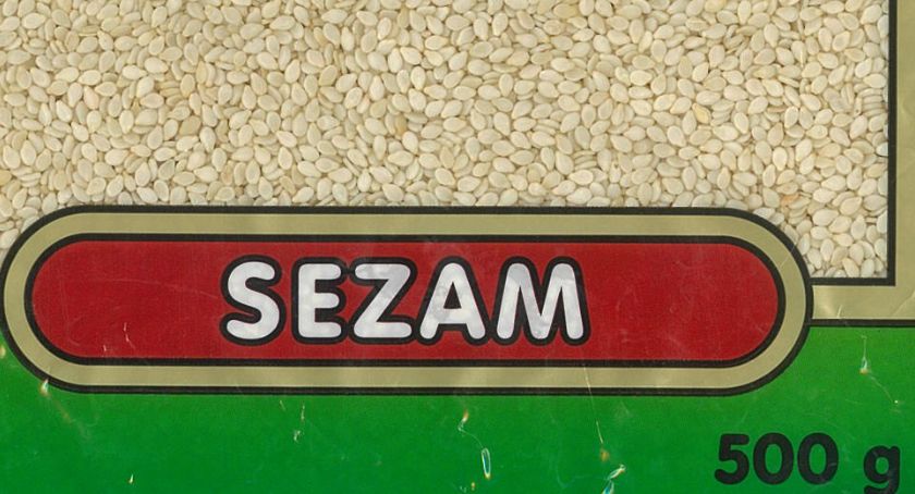Uwaga: Salmonella w sezamie!