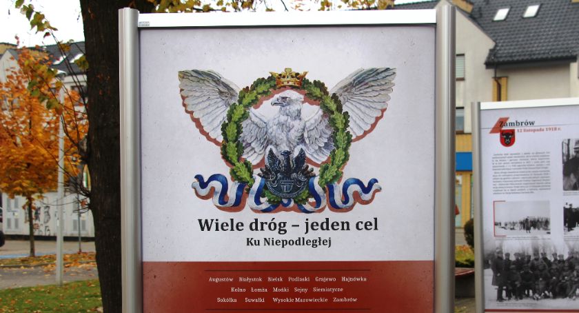 Wystawa „Wiele dróg – jeden cel. Ku Niepodległej” w Zambrowie [FOTO]