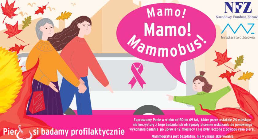 Mammobus przyjedzie do Zambrowa. Zapisz się na bezpłatne badania!