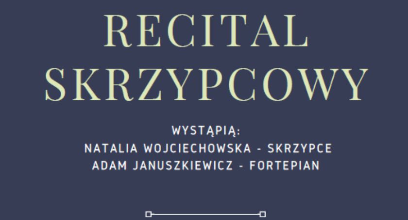 Niebawem recital skrzypcowy w PSM w Zambrowie