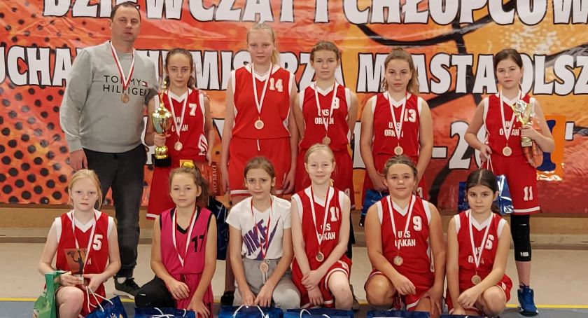 Koszykarki UKS ORKAN na podium w Olsztynku [FOTO]