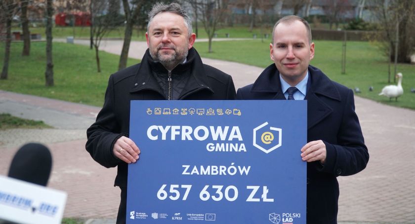 Miasto Zambrów otrzyma środki na cyfryzację i informatyzację [VIDEO+FOTO]