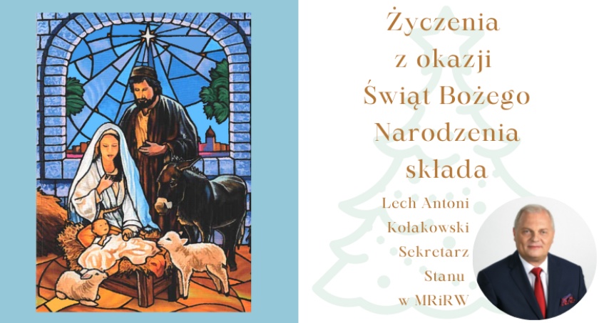 Sekretarz Stanu w Ministerstwie Rolnictwa i Rozwoju Wsi Lech Antoni Kołakowski składa życzenia mieszkańcom Zambrowa i powiatu zambrowskiego