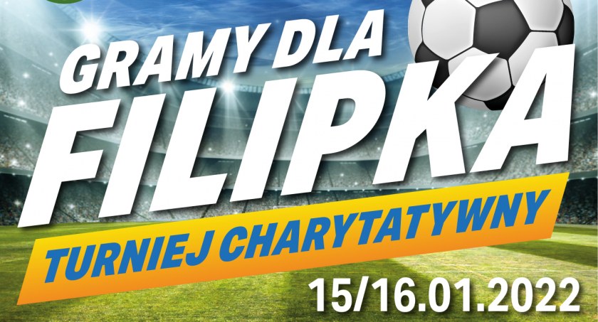 Charytatywny turniej piłki nożnej dla Filipka Nowackiego