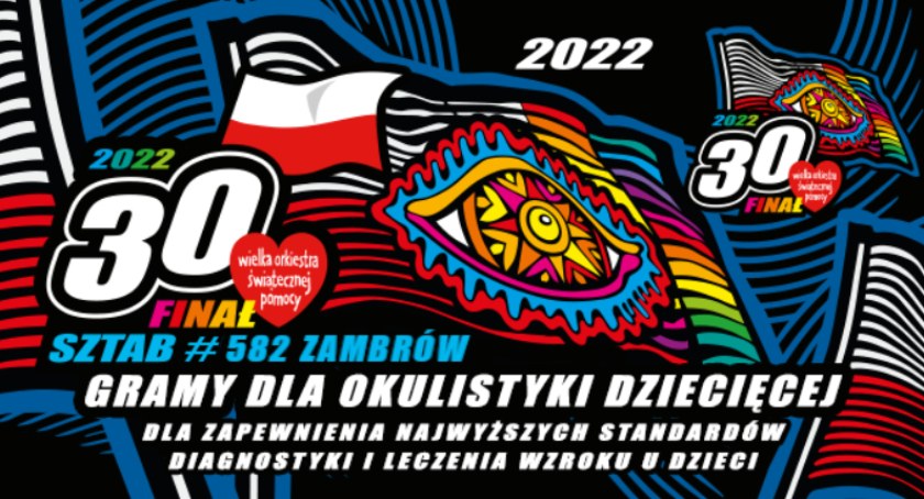 WOŚP 2022: sprawdź, jak zasilić zbiórkę w Zambrowie