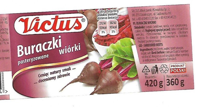 GIS: W tym produkcie mogą być fragmenty szkła