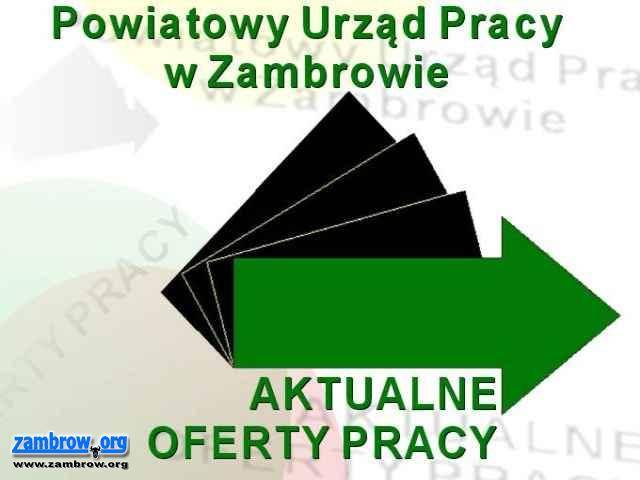 PUP: Oferty pracy w Zambrowie z 26 października 2009 r.
