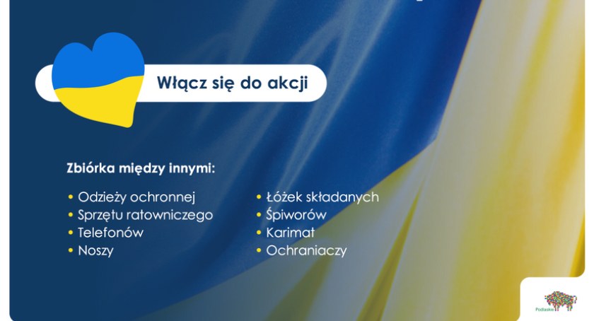 Marszałek zainicjował akcję wsparcia dla Ukrainy