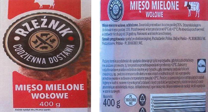  Salmonella w mięsie wołowym i tlenek etylenu w zupce instant