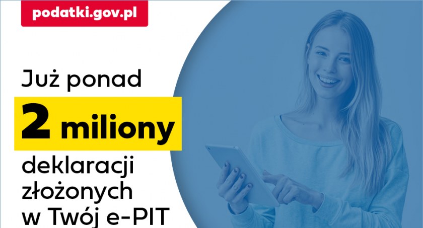 Przez aplikację Twój e-PIT złożono już ponad 2 miliony deklaracji