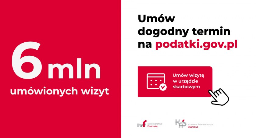 6 milionów umówionych wizyt w urzędach skarbowych