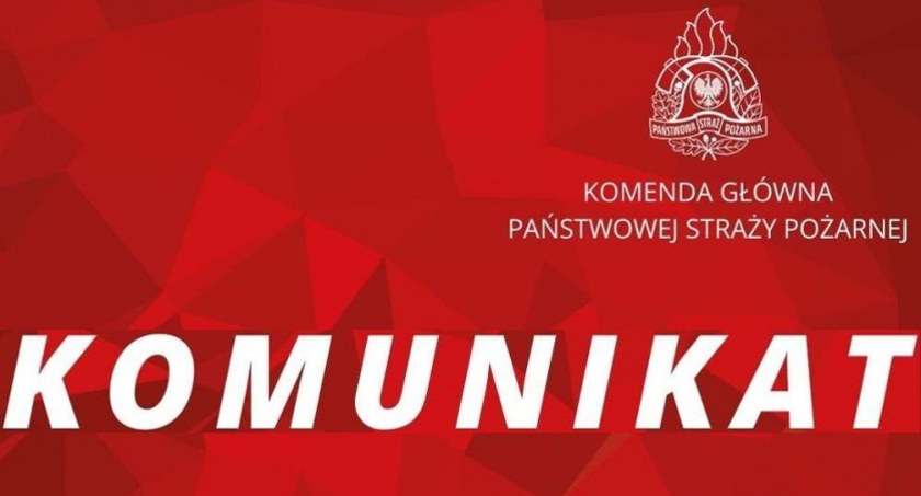 APEL Państwowej Straży Pożarnej do firm transportowych i przewoźników