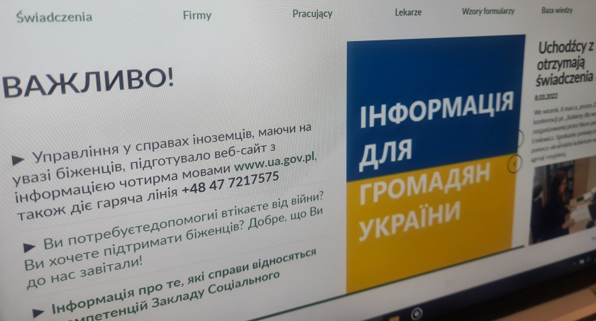 Na PUE ZUS już wkrótce pojawią się wnioski o świadczenia rodzinne dla uchodźców