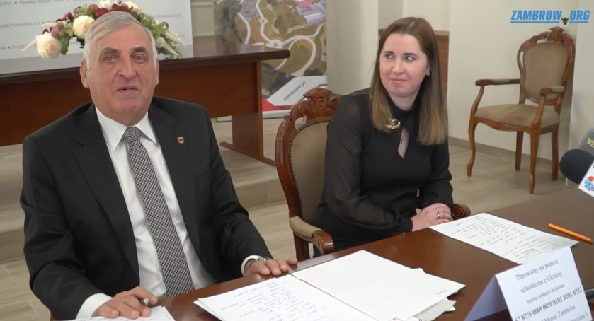 Pomoc dla uchodźców z Ukrainy - konferencja prasowa burmistrza miasta [VIDEO]