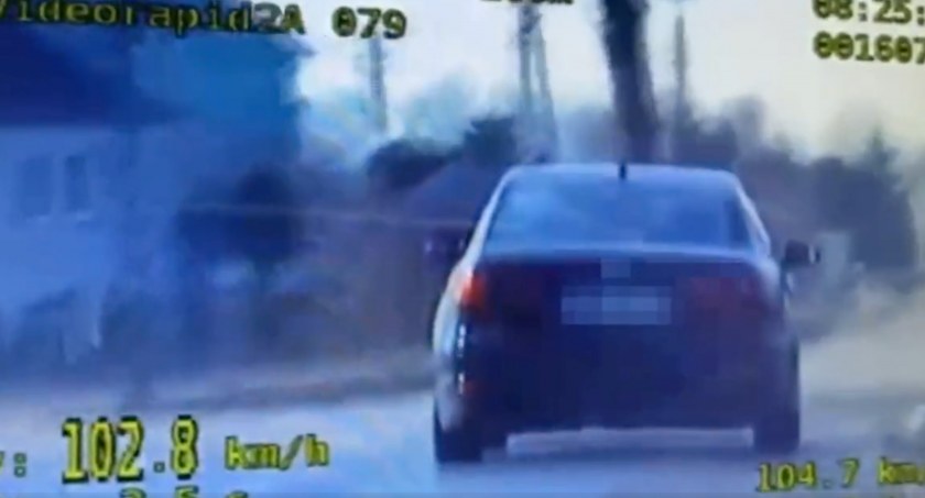 Jechał 102 km/h w obszarze zabudowanym [VIDEO]
