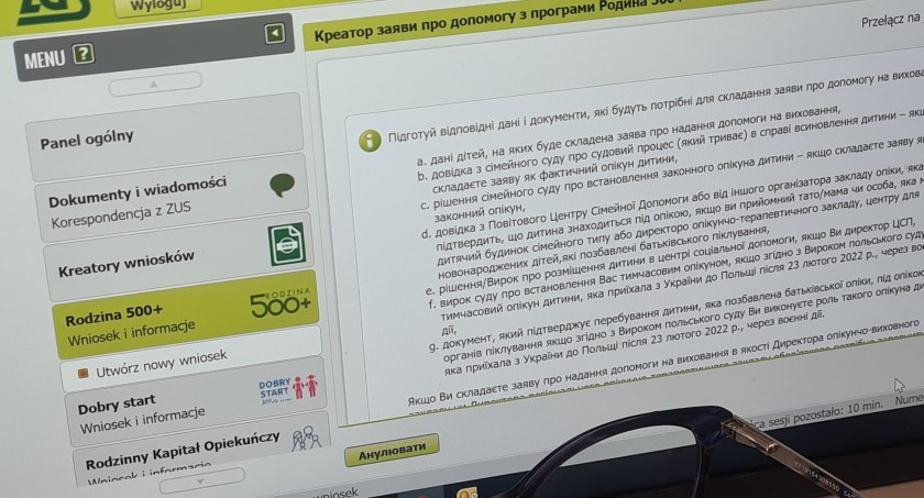 Niemal 5,2 tys. wniosków o 500 plus złożyli obywatele Ukrainy