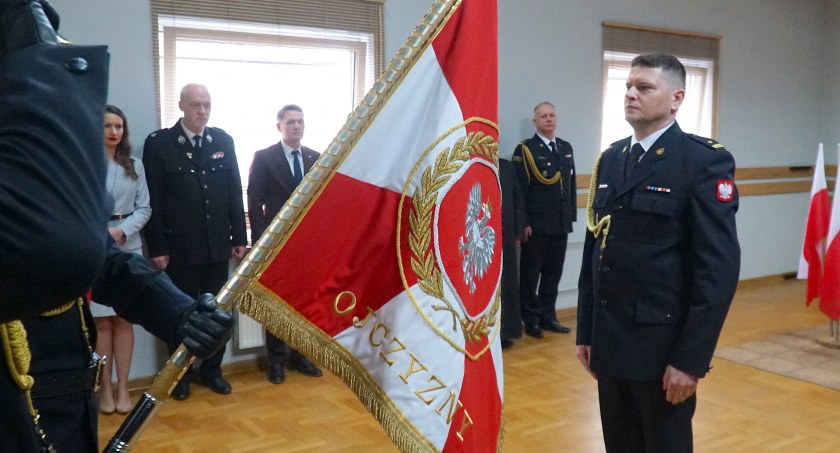 Mł. bryg. Andrzej Kalinowski nowym Komendantem Powiatowym PSP w Zambrowie [FOTO]