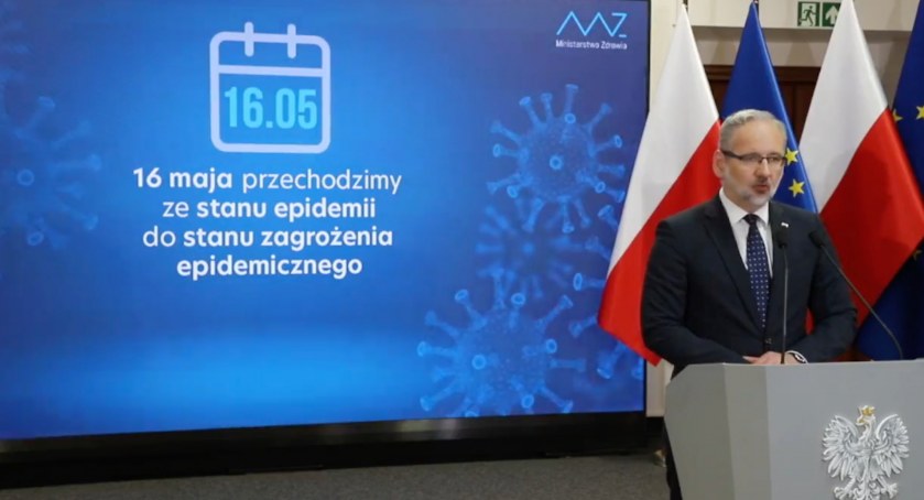 Od 16 maja koniec stanu epidemii w Polsce