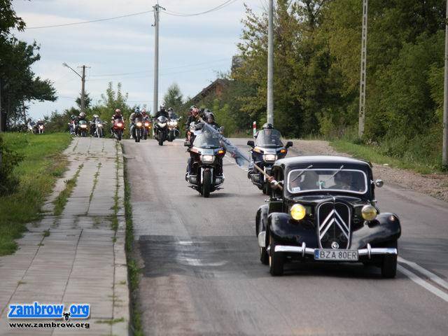 120 motocykli przejechało podczas parady ulicami Zambrowa