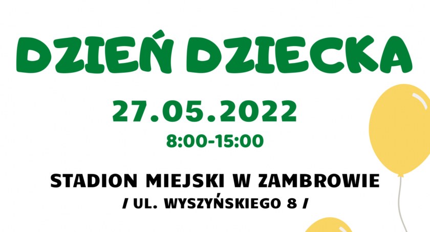 Już niebawem festyn z okazji Dnia Dziecka w Zambrowie