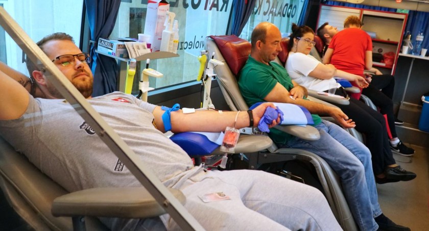 22 krwiodawców wzięło udział w „Kropli miłosierdzia” w „Trójcy” [FOTO]