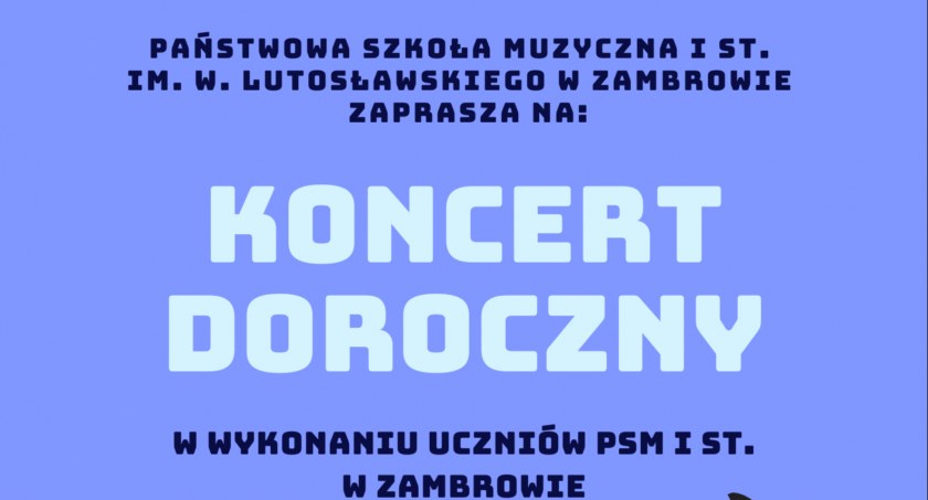 W PSM odbędzie się Doroczny Koncert uczniów