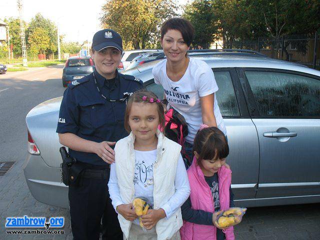 Zambrowscy policjanci przeprowadzili akcję „Klub Pancernika klika w fotelikach”