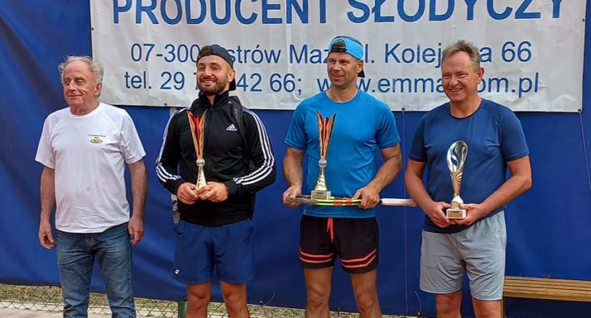 Zambrowianin Mirek Misztalewski zwycięzcą turnieju tenisowego w Ostrowi Mazowieckiej