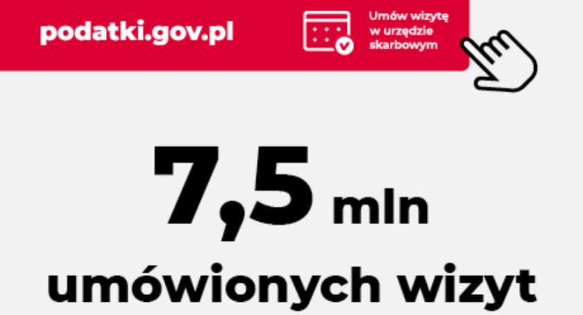 7,5 miliona wizyt w Urzędzie Skarbowym