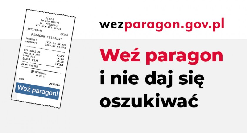 KAS: Weź paragon i nie daj się oszukiwać!